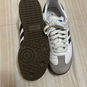 Samba shoesWhite and Black Classic Sneakers